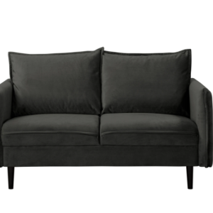 Ropez Juli sofa 2 osobowa wysokie nogi tkanina welur grafit 180768