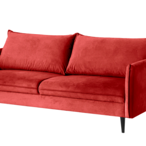 Ropez Juli sofa 3 osobowa wysokie nogi plusz czerwony 180764 Ropez Juli sofa 3 osobowa wysokie nogi plusz czerwony 180764