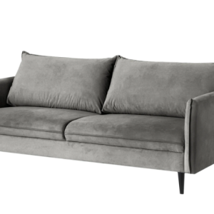 Ropez Juli sofa 3 osobowa wysokie nogi plusz grafitowy 180761 Ropez Juli sofa 3 osobowa wysokie nogi plusz grafitowy 180761