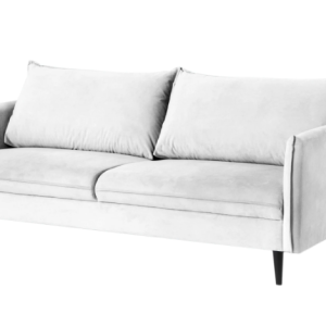 Ropez Juli sofa 3 osobowa wysokie nogi tkanina plusz biały 180771 Ropez Juli sofa 3 osobowa wysokie nogi tkanina plusz biały 180771