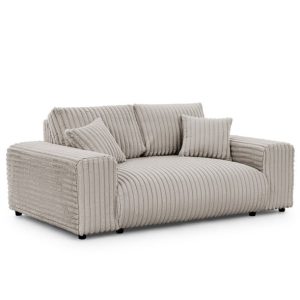 Ropez Justin sofa 2 bez funkcji tkanina dzianina futerko szary Vito 07 691622 Ropez Justin sofa 2 bez funkcji tkanina dzianina futerko szary Vito 07 691622