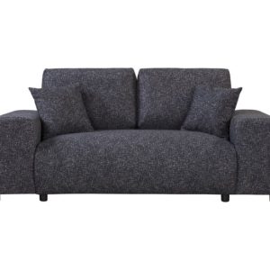 Ropez Justin sofa 2 bez funkcji tkanina plusz grafitowy Blur 20 691592 Ropez Justin sofa 2 bez funkcji tkanina plusz grafitowy Blur 20 691592
