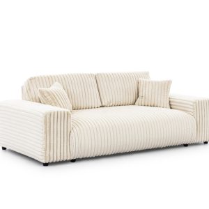 Ropez Justin sofa 3 bez funkcji tkanina dzianina futerko kremowy Vito 23 691620 Ropez Justin sofa 3 bez funkcji tkanina dzianina futerko kremowy Vito 23 691620