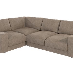Ropez Mystic narożnik lewy 258×188 cm mikrofibra ciemny beż 220257 Ropez Mystic narożnik lewy 258×188 cm mikrofibra ciemny beż 220257