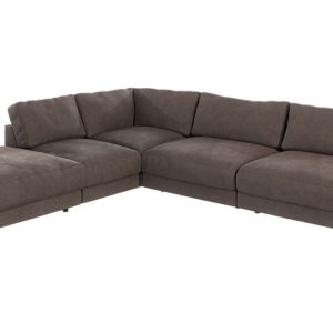Ropez Mystic narożnik lewy + HO 318×166 cm mikrofibra brąz 221160 Ropez Mystic narożnik lewy + HO 318×166 cm mikrofibra brąz 221160