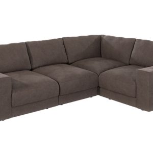 Ropez Mystic narożnik prawy 258×188 cm mikrofibra brązowy 222632 Ropez Mystic narożnik prawy 258×188 cm mikrofibra brązowy 222632