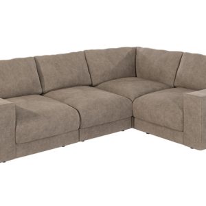 Ropez Mystic narożnik prawy 258×188 cm mikrofibra ciemny beż 220255 Ropez Mystic narożnik prawy 258×188 cm mikrofibra ciemny beż 220255