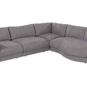 Ropez Mystic narożnik prawy 288×264 cm mikrofibra szary 219428 Ropez Mystic narożnik prawy 288×264 cm mikrofibra szary 219428