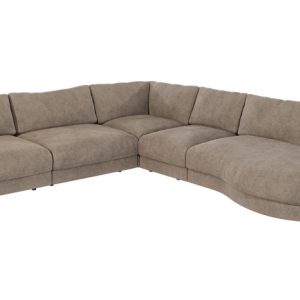 Ropez Mystic narożnik prawy 334×288 cm mikrofibra ciemny beż 219420 Ropez Mystic narożnik prawy 334×288 cm mikrofibra ciemny beż 219420