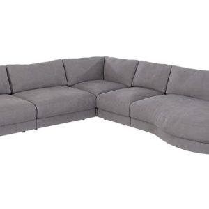 Ropez Mystic narożnik prawy 334×288 cm mikrofibra szary 219427 Ropez Mystic narożnik prawy 334×288 cm mikrofibra szary 219427
