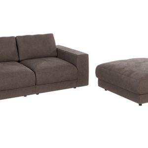 Ropez Mystic Sofa 2 os. + HO 184×96 cm mikrofibra brązowy 219416 Ropez Mystic Sofa 2 os. + HO 184×96 cm mikrofibra brązowy 219416