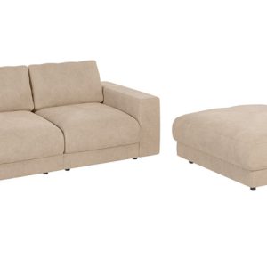 Ropez Mystic Sofa 2 os. +HO 184×96 cm mikrofibra kremowy 219411 Ropez Mystic Sofa 2 os. +HO 184×96 cm mikrofibra kremowy 219411