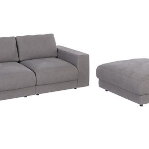 Ropez Mystic Sofa 2 os. + HO 184×96 cm mikrofibra szary 219414 Ropez Mystic Sofa 2 os. + HO 184×96 cm mikrofibra szary 219414
