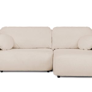 Ropez Ovalo L narożnik z funkcją spania tkanina boucle ecru 1021506 Ropez Ovalo L narożnik z funkcją spania tkanina boucle ecru 1021506
