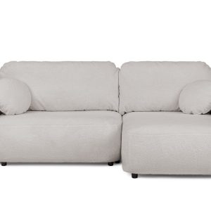Ropez Ovalo L narożnik z funkcją spania tkanina boucle jasny popiel 1021504 Ropez Ovalo L narożnik z funkcją spania tkanina boucle jasny popiel 1021504