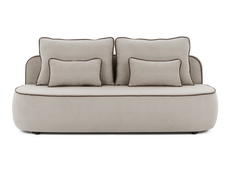 Ropez Saga Kids sofa z funkcją i pojemnikiem tkanina plusz brązowy 1021490