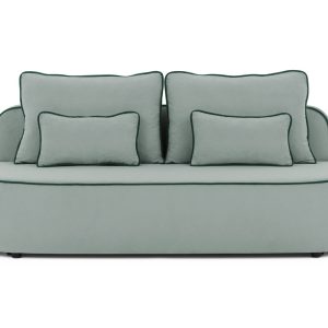 Ropez Saga Kids sofa z funkcją i pojemnikiem tkanina plusz niebieski 1021499