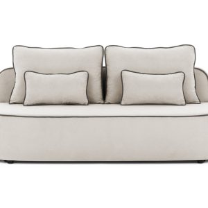 Ropez Saga Kids sofa z funkcją i pojemnikiem tkanina plusz popielaty 1021488