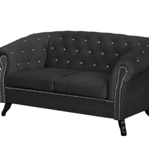 Ropez Sofa 2 Pikowana Glasgow kryształki welur szary 249526 Ropez Sofa 2 Pikowana Glasgow kryształki welur szary 249526
