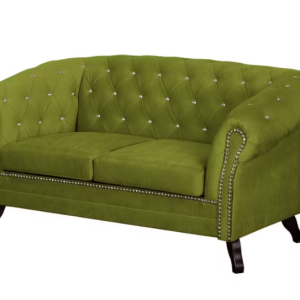 Ropez Sofa 2 Pikowana Glasgow kryształki welur zielony 249525 Ropez Sofa 2 Pikowana Glasgow kryształki welur zielony 249525