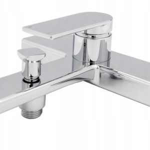 Rossa chrom bateria wannowa długa wylewka kran 521603