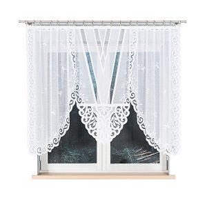 ROZALIA – Firanka gotowa żakardowa z podcięciem na dole – 250×140 cm 774692