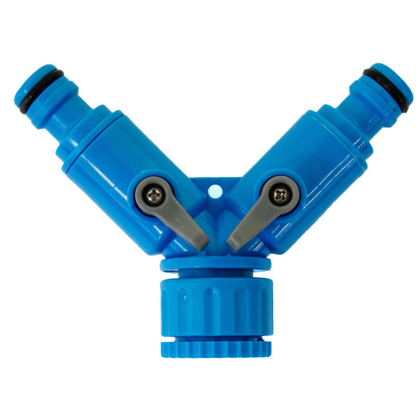 Rozdzielacz podwójny classic 3/4’’ z regulacją DO WĘŻA OGROD 244159