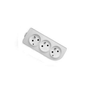 Rozgałęźnik do przedłużacza 3-gniazda z uziemieniem biały Elgotech GN-30 1031338