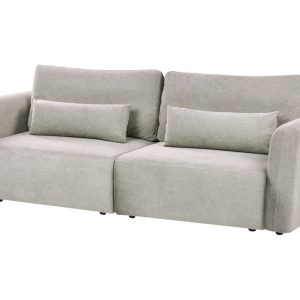 Rozkładana sofa 3 osobowa z funkcją spania szara 816146 Rozkładana sofa 3 osobowa z funkcją spania szara 816146