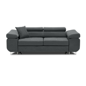 Rozkładana sofa, Bellezza, 209x100x87 cm, ciemny szary 667649 Rozkładana sofa, Bellezza, 209x100x87 cm, ciemny szary 667649