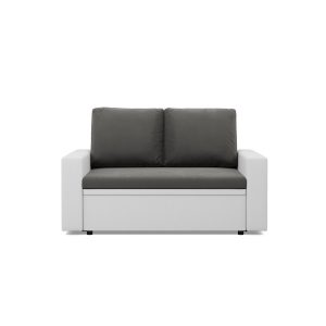 Rozkładana sofa, CAPERO, ekoskóra, 148x87x90 cm, biały, szary | TYLETEGOTU 772870 Rozkładana sofa, CAPERO, ekoskóra, 148x87x90 cm, biały, szary | TYLETEGOTU 772870