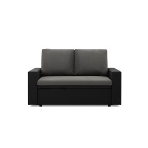 Rozkładana sofa, CAPERO, ekoskóra, 148x87x90 cm, czarny, szary | TYLETEGOTU 772866 Rozkładana sofa, CAPERO, ekoskóra, 148x87x90 cm, czarny, szary | TYLETEGOTU 772866
