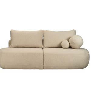 Rozkładana Sofa Fabo z pojmnikiem na pościel, tkanina Quelle Beżowy 652463 Rozkładana Sofa Fabo z pojmnikiem na pościel, tkanina Quelle Beżowy 652463