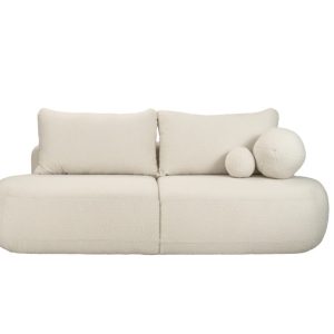 Rozkładana Sofa Fabo z pojmnikiem na pościel, tkanina Quelle Ecru 652494 Rozkładana Sofa Fabo z pojmnikiem na pościel, tkanina Quelle Ecru 652494