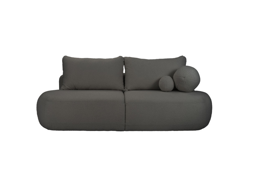 Rozkładana Sofa Fabo z pojmnikiem na pościel, tkanina Quelle Grafitowy 652483