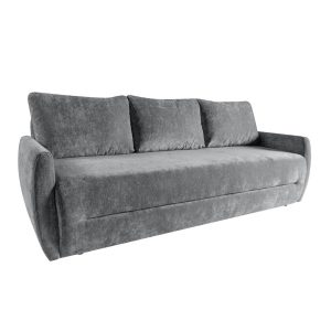 Rozkładana sofa PALERMO z funkcją spania i pojemnikiem Szara 964617 Rozkładana sofa PALERMO z funkcją spania i pojemnikiem Szara 964617