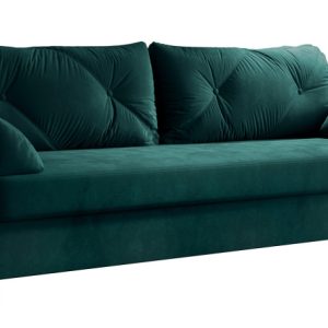 Rozkładana sofa z funkcją spania zieleń morska – Veren 357497 Rozkładana sofa z funkcją spania zieleń morska – Veren 357497