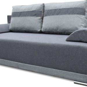 Rozkładana sofa ze sprężynami bonell Eufori Grafit/Szary 195475 Rozkładana sofa ze sprężynami bonell Eufori Grafit/Szary 195475
