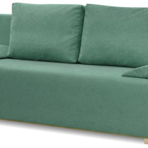 Rozkładana sofa ze sprężynami bonell Eufori Plus Zielona 195468 Rozkładana sofa ze sprężynami bonell Eufori Plus Zielona 195468