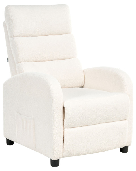 Rozkładany fotel OTUS Boucle Złamana biel 747895