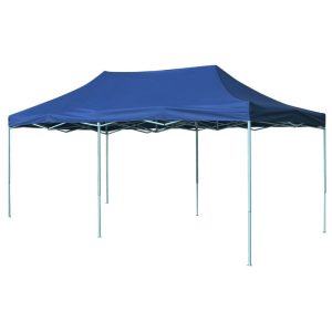 Rozkładany namiot, pawilon 3 x 6 m, niebieski 617566 Rozkładany namiot, pawilon 3 x 6 m, niebieski 617566
