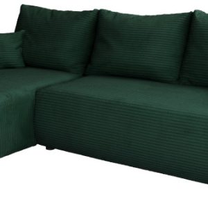 Rozkładany narożnik z funkcją spania do salonu zielony ROMEO 732777 Rozkładany narożnik z funkcją spania do salonu zielony ROMEO 732777
