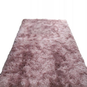 Różowy miękki dywan pluszowy 220×160 cm 673144