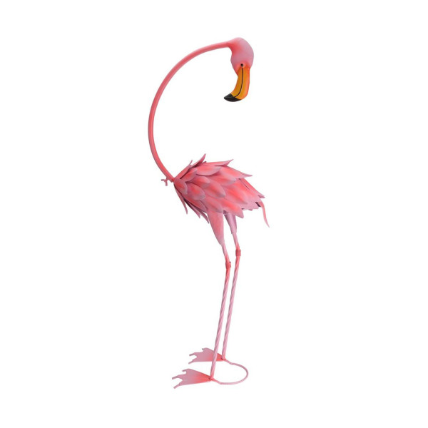 Rzeźba ogrodowa Flaming metalowy 70 cm 79456