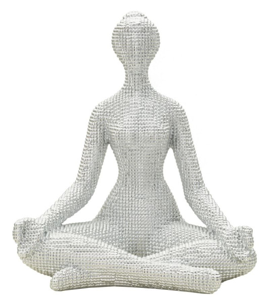 Rzeźba z żywicy srebrnej 20,5x15,5x23 cm 1064179