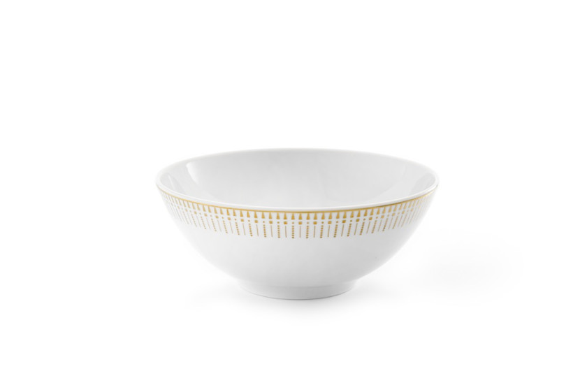 Salaterka 17 cm Yvonne Złoty Miraż G682 660077