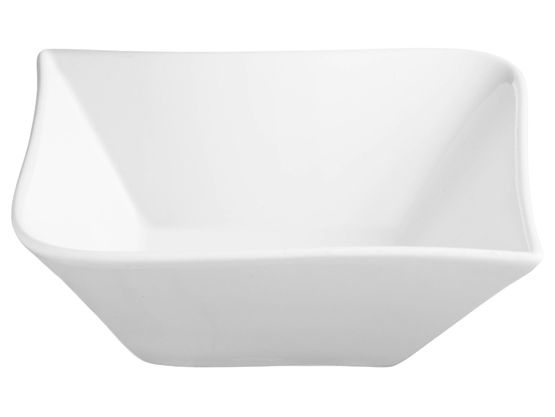 Salaterka Fala porcelanowa 700 ml biała 38498