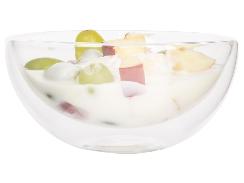 Salaterka Manhattan Double Glass szklana 300 ml transparentna 33689