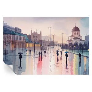 Samoprzylepna tapeta Deszczowy spacer 104×70 Wallfluent 935726 Samoprzylepna tapeta Deszczowy spacer 104×70 Wallfluent 935726