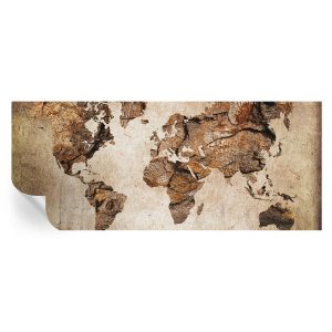 Samoprzylepna tapeta Drewniana mapa 250×104 Tulup 934157 Samoprzylepna tapeta Drewniana mapa 250×104 Tulup 934157